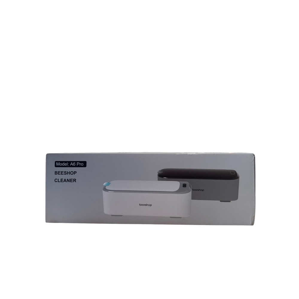 BEESHOP A6 Pro Ultrasonic UV Jewelry Glasses Watch Cleaner‎ 48kHz SUS 304 Tank